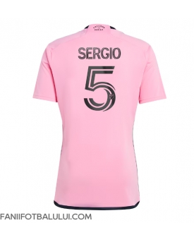 Inter Miami Sergio Busquets #5 Tricou Fotbal Replică 2024-25 Barbati Acasa